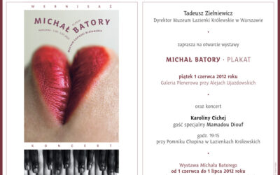 Michal Batory at the Royal Lazienki in Warsaw