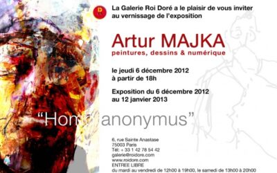 Current exhibition: Artur Majka – “Homoanonymus”