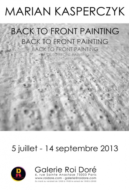 Opening of the exhibition “Back to front painting”