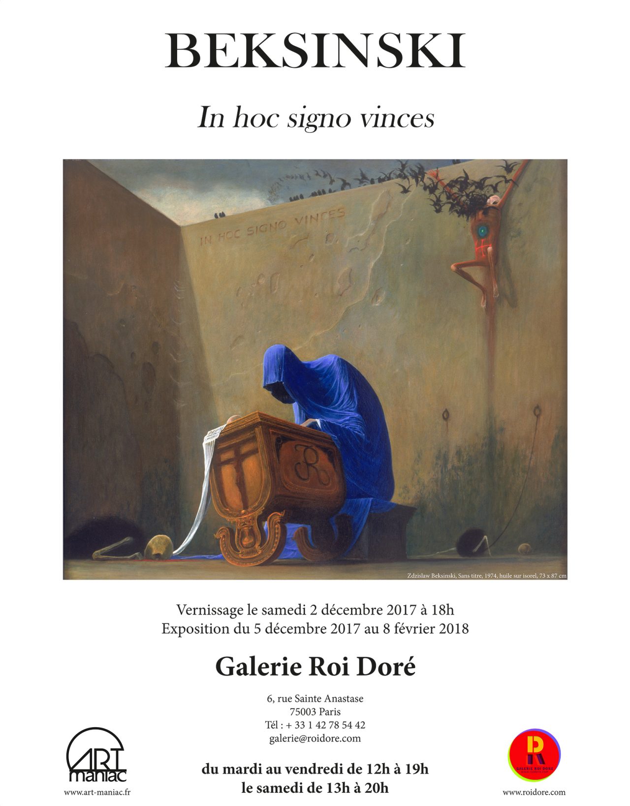 Zdzislaw Beksinski “In hoc signo vinces” Galerie Roi Doré