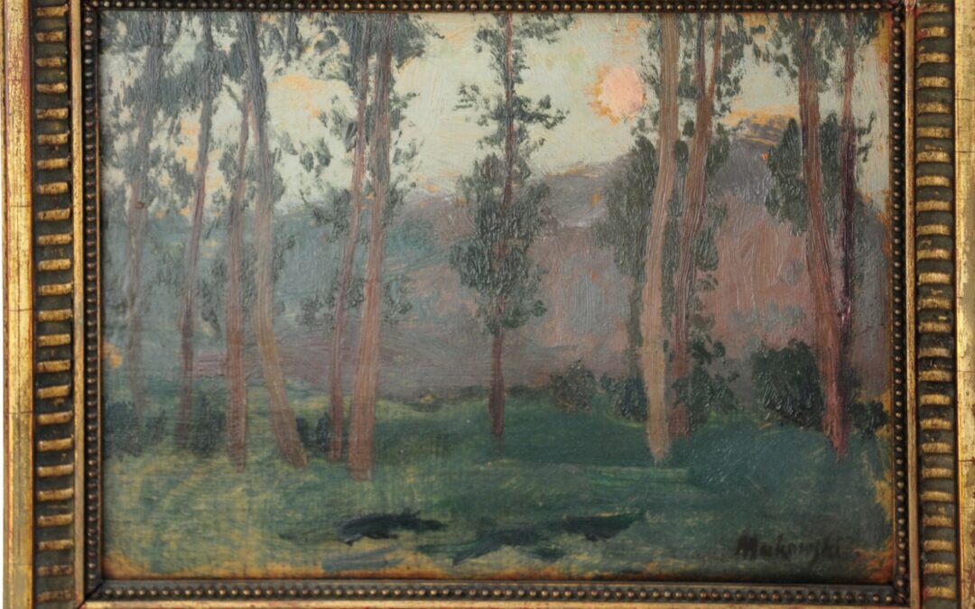 Tadé MAKOWSKI, Landscape with Trees, c. 1908