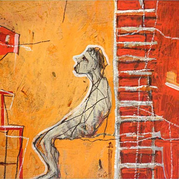 Artur Majka, Seul et l'échelle, 2017